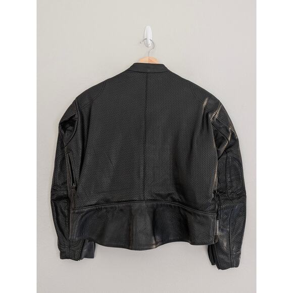 Women's Vanson Leather Jacket MK2 proPERF CSRV Sportrider Perforated Size 18 XXL - Picture 2 of 11
